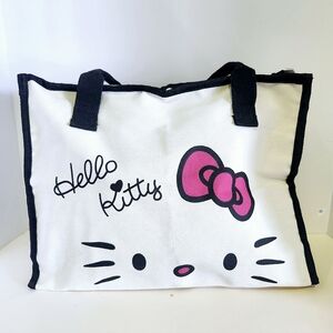Hello Kitty Canvas Tote Bag